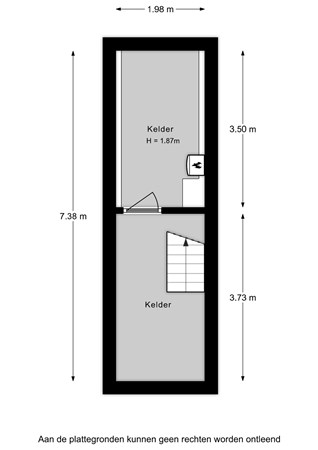 Floorplan - Erasmuslaan 5, 3314 AB Dordrecht